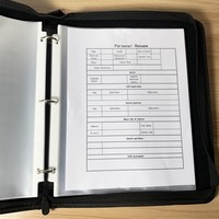 Protectores de Hojas de 8.5x11 Pulgadas, Paquete de 100 Protectores de Páginas para Carpeta de 3 Anillos, Fundas de Plástico de Carga Superior con Perforación Reforzada de 3 Orificios