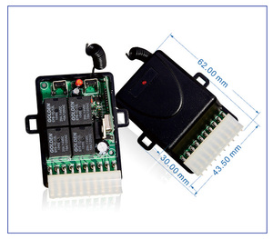 Nhà sản xuất thông minh 433Mhz không dây RF điều khiển từ xa chuyển đổi Opener DC12V-30V Relay Receiver và máy phát YET404-V4.0 - Product Image 5