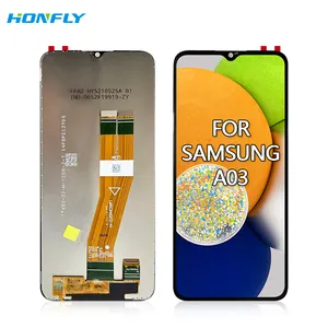 Honfly prix usine téléphone portable lcd pour samsung galaxy A03 affichage + écran tactile numériseur remplacement pour samsung a03 lcd