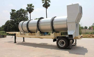 Usine de mélange d'asphalte à tambour mobile automatique de qualité Brûleur économe en carburant Moteur à engrenages à roulement Construction avec garantie d'un an - Product Image 6