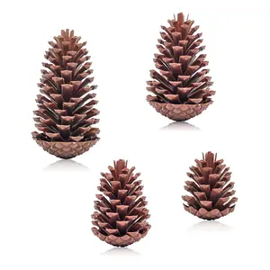 Simulado Pinecone Plástico Grande Americano Pinecone Árvore De Natal Decoração luxo árvore De Natal decoração