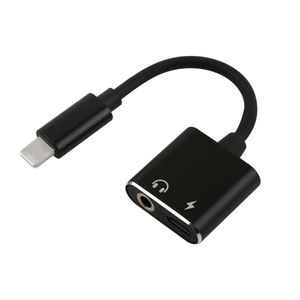 Beleuchtung auf 3,5mm Kopfhörer anschluss Dongle Splitter 2 in 1 Lade-Audio-Adapter für iPhone - Product Image 1