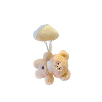 Top vente nuage ballon bataille petit chat peluche peluche porte-clés sac suspendu