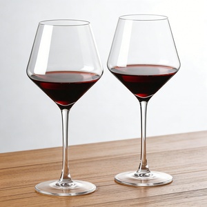 <span class=keywords><strong>Set</strong></span> <span class=keywords><strong>di</strong></span> 2 Bicchieri da Vino Senza Stelo in Stile Nordico, Bicchieri in Vetro Trasparente con Logo Personalizzato, Calici da Vino in Cristallo 400ml, Elegante Confezione Regalo, Vendita all'Ingrosso - Product Image 1