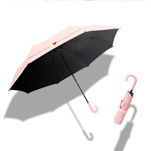 Parapluie pliable à poignée incurvée pour homme et femme, Note musicale <span class=keywords><strong>de</strong></span> luxe, petit parapluie <span class=keywords><strong>de</strong></span> voyage à poignée incurvée - Product Image 2