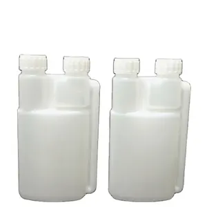 100 мл 250ml500ml 1L двойной шеи пустые бутылки моющего средства HDPE пластичная топливная Присадка Для дозирования Twin горлышко бутылки с винтовой крышкой