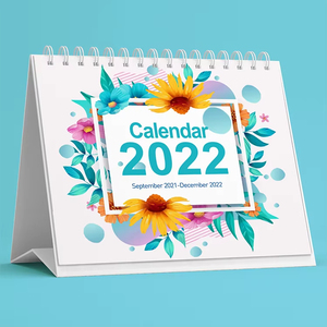 Tùy Chỉnh 2025 2026 In Đầy Màu Sắc Tường Lịch Xoắn Ốc Ràng Buộc Bảng Bàn Lịch Cho Nhà Và Văn Phòng - Product Image 2