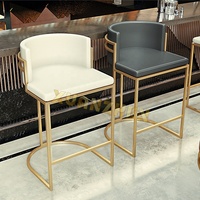 Chaise haute de bar en acier inoxydable et velours, idéale pour la maison, l'hôtel et les événements (mariages) - Offre spéciale
