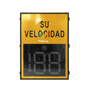 Rilevatore Radar Personalizzabile con Testo Lampeggiante e Display a Due o Tre Cifre, Segnale Solare del Limite di Velocità - Product Image 5