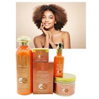 Le meilleur ensemble de soins de la peau éclaircissants à la carotte, éliminant les taches brunes, anti-âge avec de la vitamine C et de l'huile de carotte, rendant la peau plus douce et plus lisse.