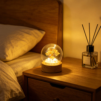 Lampe d'arbre en éclats de cristal naturel faite à la main, veilleuse en cristal, décoration d'intérieur, cadeaux