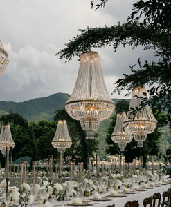 Elegant Hanging <strong>Chandelier</strong> Light New Wedding Ceiling Decoration Creative Crystal <strong>Chandelier</strong> for Wedding Events Party Decor - Product Image 3