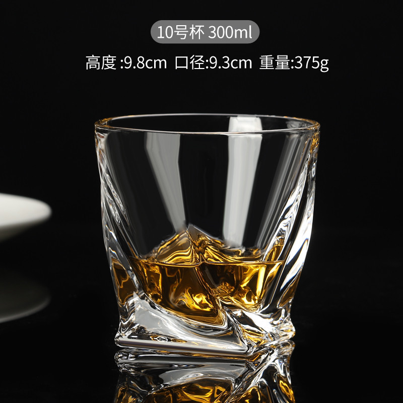 Wholesale 300ml Lead-free old fashioned Glass for whiskey wine juice water drinking glass