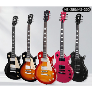 <span class=keywords><strong>Chitarra</strong></span> Elettrica Classica SurpassMusic LP a 6 Corde, Due Modelli di Livello Professionale per Principianti e Performance sul Palco - Product Image 1