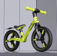 Vélo d'équilibre pour tout-petits de 12 pouces, cadre en nylon, vélo à pousser pour enfants, absorption des chocs en option, pour les enfants de 2 à 5 ans, vente en gros