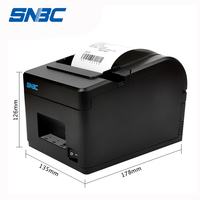 Printer Resi Hotel Thermal SNBC 80mm BTP-U60 203x203DPI Ethernet/Serial SDK Sensor Fotoelektrik Lebih Tahan Lama Stok POS