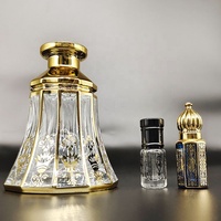 M1 Botol Minyak Parfum Arab Desain Baru 150Ml 250Ml Botol Kaca Botol Parfum Decanter dengan Tutup Kaca