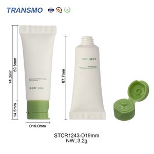 Envase de Tubo Flexible de Plástico para Crema de Manos, Envase para Lavado Facial de 10 ml y 30 ml, Envase Flexible para Protector Solar - Product Image 2