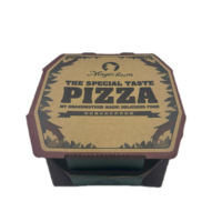 Échantillon gratuit Boîte à pizza en carton ondulé octogonale Kraft Logo personnalisé Impression en relief Poignée pour l'industrie alimentaire pour le stockage du sucre