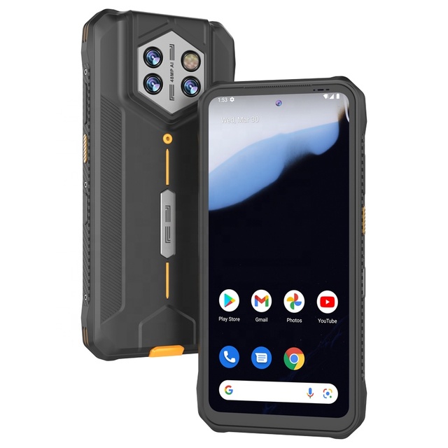 6.56inch 670nits sunlight Readable Screen Android14 IP68 Shock Proof Waterproof Rugged Smartphone Pda