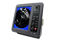 Radar marin ONWA Anwar KR-1008, écran LCD couleur 9,7 pouces 800x600, 36 milles nautiques, GPS Beidou NMEA 0183, 4KW, suivi automatique