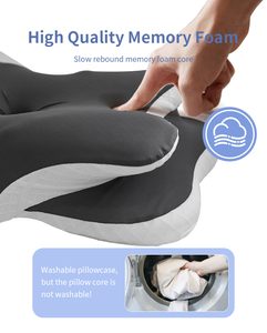 <span class=keywords><strong>Oreiller</strong></span> ergonomique en mousse à mémoire <span class=keywords><strong>de</strong></span> forme papillon <span class=keywords><strong>haut</strong></span> <span class=keywords><strong>de</strong></span> <span class=keywords><strong>gamme</strong></span> pour <span class=keywords><strong>hôtel</strong></span>, soulagement <span class=keywords><strong>de</strong></span> la pression, vente en gros OEM Chine - Product Image 2