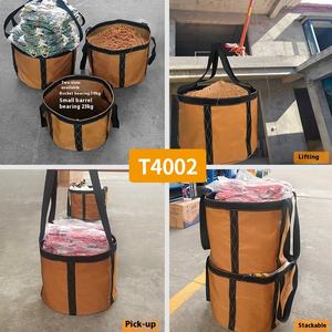 Sac en toile sur mesure en gros, grande capacité, sac à outils de chantier suspendu en forme de baril pour haute altitude, usage spécial - Product Image 4