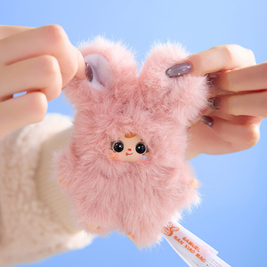 Mignon Samuel Mini Lapin en Peluche Boîte Mystère Surprise Porte-clés Sac Breloque Ornement Cadeau Anniversaire Noël Enfants Collectionneurs - Product Image 1