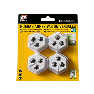 Ruedas Omnidireccionales Hexagonales de Tres Bolas Erpsl, 12 Piezas, para Carrito Utilitario - Product Image 2