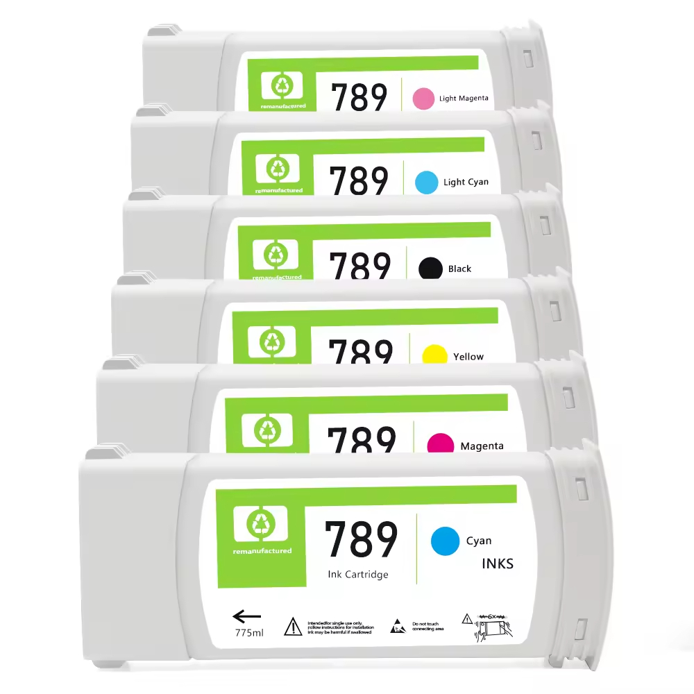 775 мл CMYK LC LM 789 латексные чернила Совместимый картридж для принтера HP Designjet L25500