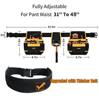 Prix usine vente chaude détachable librement réglable électricien réparateur sac de ceinture à outils