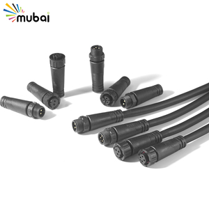 Tùy chỉnh IP67 IP68 18AWG 20AWG 16awg M12 không thấm nước cáp điện tuyến tính tường máy giặt ánh sáng 2 3 4 5 pin điện kết nối - Product Image 4