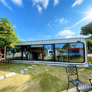 บ้านสำเร็จรูปทรงแคปซูลหรูหรา สไตล์ Apple Cabin พร้อมดีไซน์กะทัดรัด ขนาด 10.0*3.3*3.1 เมตร - Product Image 1