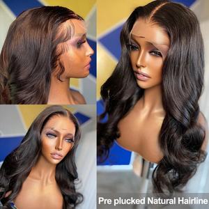 Body Wave 40inch Transparent Hd Full Lace Raw Human Hair <b>Wig</b> Body Wave 360 Lace <b>Wigs</b> Human Hair Lace Frontal for <b>Black</b> Women - Product Image 2