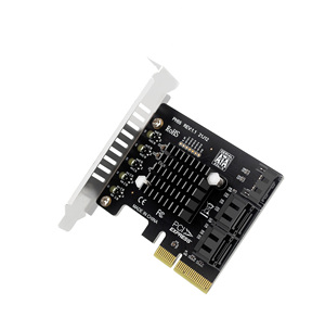 PC de escritorio PCIe a 5 puertos SATA3.0 Tarjeta de expansión <span class=keywords><strong>JMB585</strong></span>, compatible con ajuste en cascada - Product Image 2