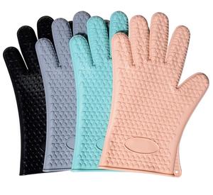 Gants de four en silicone épaissi Yulan CR301, isolants thermiques, résistants aux micro-ondes, aux hautes températures et au lave-vaisselle, imprimés - Product Image 5