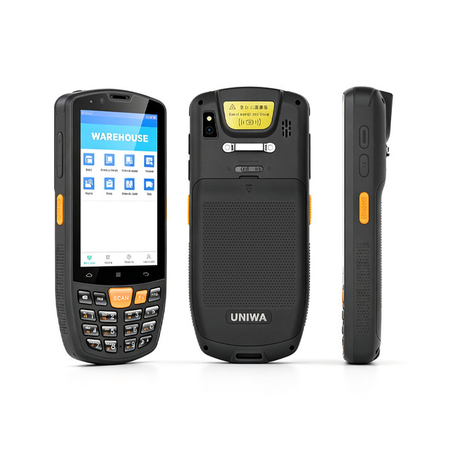 HS006 Industrial Handheld Rugged Smartphone PDAS 4 Inch  RFID NFC Portable QR Code Scanner Android Barcode Reader PDA