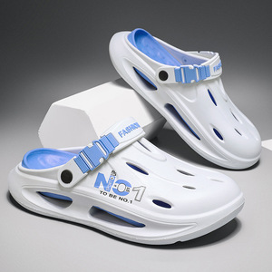Sandales fermées <span class=keywords><strong>pour</strong></span> hommes, style crocs, OEM usine, nouvelle collection été 2025, imperméables, antidérapantes, <span class=keywords><strong>pour</strong></span> intérieur, maison, extérieur et plage, vente en gros - Product Image 5