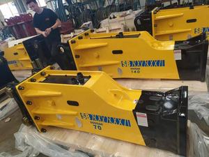 SOOSAN SB 140 Tipo de caja de martillos hidráulicos para excavadoras 30-45 toneladas para trabajos de construcción y demolición con motor de núcleo - Product Image 3