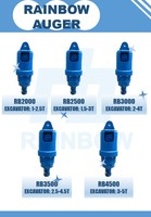 RB3500 haute qualité Mini pelle hydraulique accessoires couple perceuse Construction pelle terre tarière moteur d'entraînement pour dérapage Steer