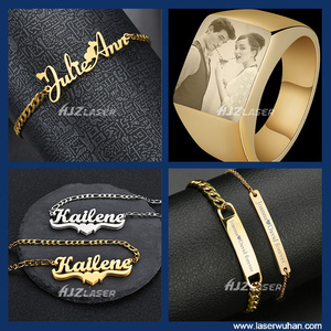 Machine de gravure laser 2026 50W <span class=keywords><strong>100W</strong></span> pour bijoux, gravure sur métal, marquage laser, découpe, gravure de noms sur argent et or - Product Image 4