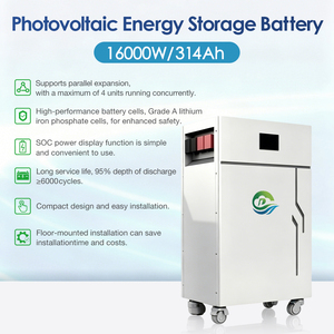 ระบบพลังงานแสงอาทิตย์แบบไฮบริด 51.2V 16KWH แบตเตอรี่ลิเธียม 3140AH พร้อมระบบจัดการแบตเตอรี่ (BMS) มาตรฐาน IP65 ช่องจ่ายไฟ AC แบบติดตั้งบนพื้น แยกส่วน สำหรับใช้ในบ้าน - Product Image 2
