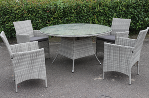 في الهواء الطلق حديقة الروطان الأثاث/أثاث باتيو خارجي/الروطان أثاث لتناول الطعام مجموعة دينار كويتي - Product Image 3