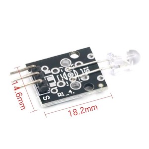 1 cái cảm biến Kit Starter DIY IR Transmitter Ống mô-đun KY-005 3pin điều khiển từ xa hồng ngoại phát xạ Mô-đun cảm biến - Product Image 5