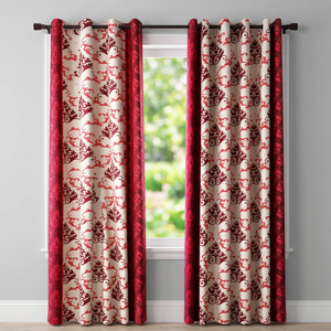 Best Selling Modern Luxury Blackout Curtain Door Polyester/Cotton/Bamboo Fiber Woven Fabric | Customized Design Hotel Office - Product Image 1