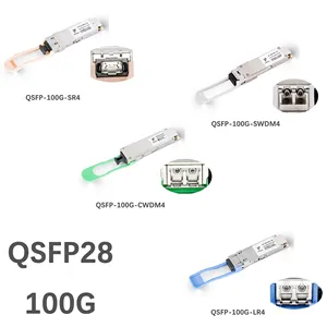 High Performance QSFP28-100G-LR4 100G QSFP28 20km 1310nm SM Dual LC Fiber Optical Transceiver Module SFP Lr4 Price