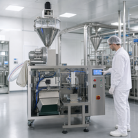 Machine d'emballage verticale automatique quantitative pour poudre, machine d'emballage multifonctionnelle pour sachets de poudre