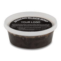 Savon Noir Africain Pâte Liquide Brut Naturel Traitement de l'Acné Contre l'Eczéma, le Psoriasis, les Cicatrices, les Taches Brunes, les Boutons et les Points Noirs