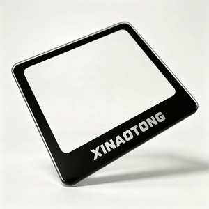Panel Táctil Numérico de Vidrio Negro Personalizado OEM con Retroiluminación LED Azul para Seguridad y Acceso, Impresión Serigrafiada para PC - Product Image 5