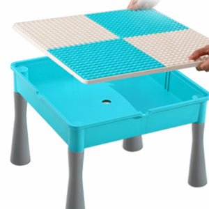 Bureau réglable en plastique d'usine pour bébé Bureau d'étude pour enfants tout-petits Mobilier pour enfants Table et chaise - Product Image 6